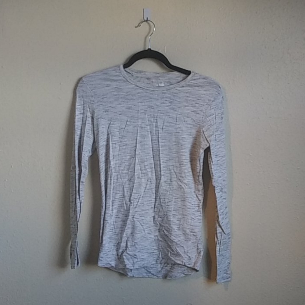 Old Navy Heather Grey Long Sleeve Top